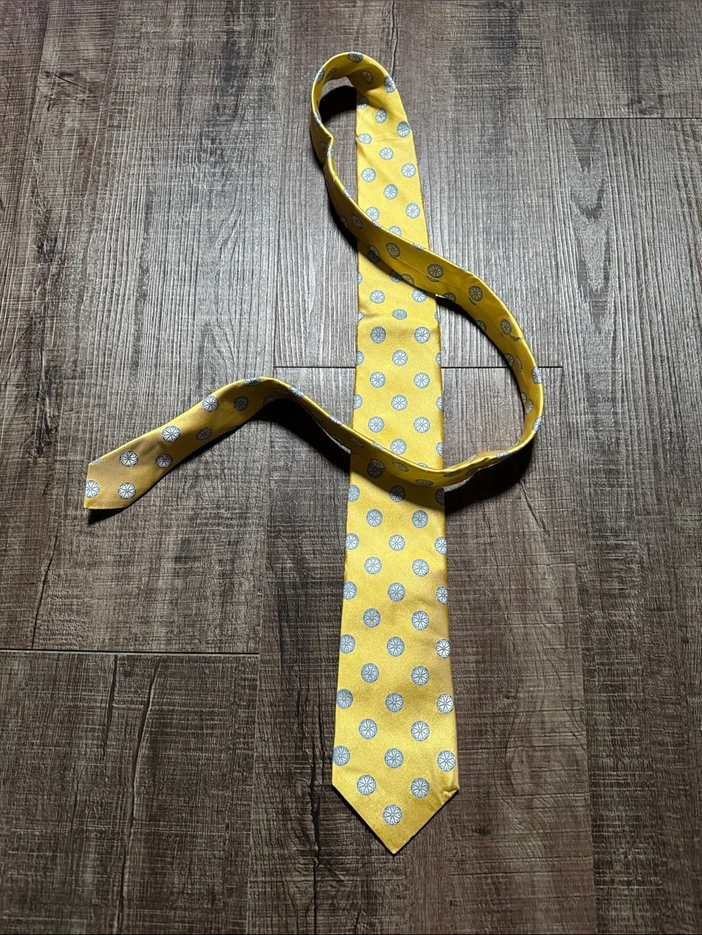 Ted Baker London Yellow Polka Dot Tie & Teal Plaid Tie Set